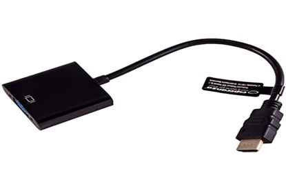 Picture of Gembird a-hdmi-vga-03 VGA HDMI Black Cable Adapter Adaptor for Cable (VGA, HDMI, Male/Female, Black, 1920 x 1080 Pixels, ch7101)