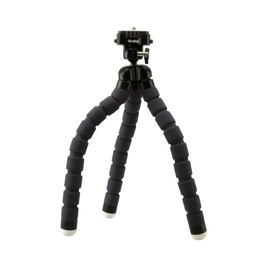Picture of Rollei Monkey Pod - Adaptive Mini Tripod for Traveling with flexible legs, incl. ball head and quick release plate - Black