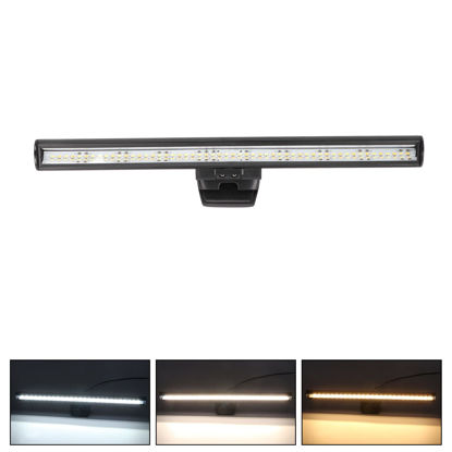 Picture of VBESTLIFE Laptop Monitor Light Bar, Monitor Light LED Task Lamp, 3 Adjustable Color Temperature, 10 Brightness Level Adjustment, Eye Caring LED Screen Monitor Light Bar