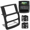 Picture of ECOTRIC High Grade Double DIN Stereo Dash Kit Compatible with 2002-2005 Dodge Ram 1500 2500 3500 Pickup Black Without Wiring Harness