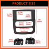 Picture of ECOTRIC High Grade Double DIN Stereo Dash Kit Compatible with 2002-2005 Dodge Ram 1500 2500 3500 Pickup Black Without Wiring Harness