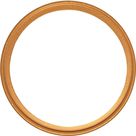 Picture of NinoLite UV Filter 52mm Gold Color Frame Camera Lens Protection Structure to Mount Lens Cap Over Filter