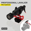 Picture of Koah Condenser Camera Microphone - Compact, Straight Facing Professional On Camera Cardioid Mic - for Sony, Panasonic, Canon, Nikon, Fuji, Olympus Cameras