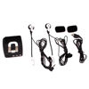 Picture of ZEZEFUFU Portable Audio Wired Headset Motorcycle Intercom Host with Headphones Kit Helmet Earphone