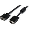 Picture of StarTech.com 25 ft Coax High Resolution Monitor VGA Cable - HD15 M/M - 25ft HD15 to HD15 Cable - 25ft VGA Monitor Cable (MXT101MMHQ25), Black