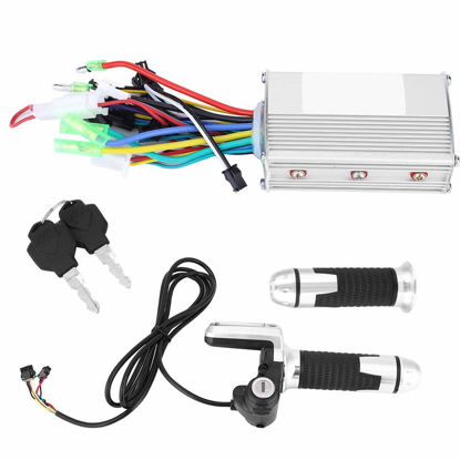 Picture of LCD Motor Controller, Motor Brushless Controller 250W 36V 48V Electric Scooter Bike Speed Controller Waterproof LCD Display Panel for E-Bike Electric Bike Scooter(250W48V)