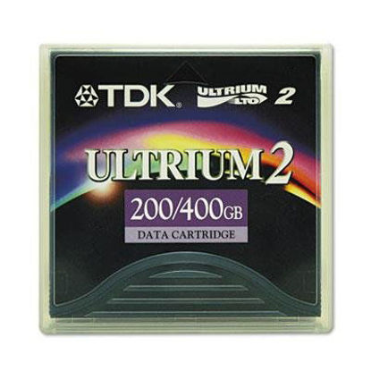 Picture of Tdk 1pk Lto2 Ultrium 200/400gb Tape Cartridge