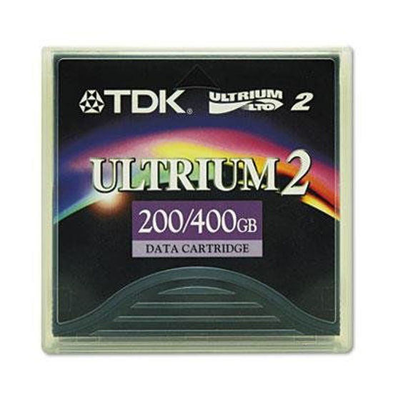 Picture of Tdk 1pk Lto2 Ultrium 200/400gb Tape Cartridge