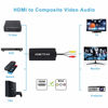 Picture of DIGITNOW HDMI to RCA Converter, HDMI to AV Composite Video Audio Converter Adapter, Supports PAL/NTSC for PS One, PS2, PS3, Nintendo 64, STB, VHS, VCR, Blue-Ray DVD Players Projector