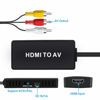 Picture of DIGITNOW HDMI to RCA Converter, HDMI to AV Composite Video Audio Converter Adapter, Supports PAL/NTSC for PS One, PS2, PS3, Nintendo 64, STB, VHS, VCR, Blue-Ray DVD Players Projector