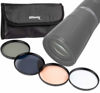 Picture of 95MM Ultimaxx Professional Four Piece HD DigitalFilter Kit (UV, CPL, ND9, Warming Filters) for Camera Lens with 95MM Filter Thread and Protective Filter Pouch