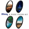 Picture of 95MM Ultimaxx Professional Four Piece HD DigitalFilter Kit (UV, CPL, ND9, Warming Filters) for Camera Lens with 95MM Filter Thread and Protective Filter Pouch