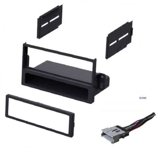 Picture of Car Stereo Dash Kit and Wire Harness for Installing a New Single Din Radio for 2004-2005 Saturn Ion and Vue