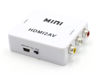 Picture of THE CIMPLE CO - HDMI to RCA Converter (Digital to Analog Converter) - Converts from HDMI - Does not Work in Reverse - Down CONVERTS - White Kit