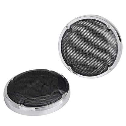 Picture of YDLMT 6.5" Saddlebag Lid Speaker Grill Cover Lower Vented Fairing Fit for Harley Touring Electra Road Tour Glide 1983-2021