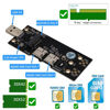 Picture of NGFF(M.2) to USB 3.0 Adapter with Dual Nano SIM Card Slot for 3G/4G/5G Module