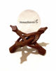 Picture of NessaStores - Carved Tripod Wood Stand Holder 4" #JC-045 (8 pcs)
