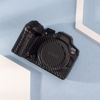 Picture of Kiorafoto EOS R7 Skin，Anti-Scratch Anti-Wear Camera Cover Protector Sticker for Canon EOS R7 Camera Body Protective Film Protection - Carbon Fiber Black