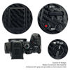 Picture of Kiorafoto EOS R7 Skin，Anti-Scratch Anti-Wear Camera Cover Protector Sticker for Canon EOS R7 Camera Body Protective Film Protection - Carbon Fiber Black