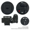 Picture of Kiorafoto EOS R7 Skin，Anti-Scratch Anti-Wear Camera Cover Protector Sticker for Canon EOS R7 Camera Body Protective Film Protection - Matrix Black