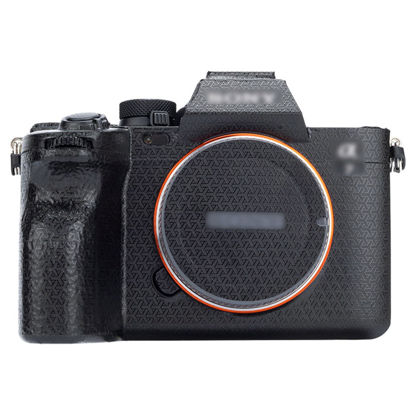 Picture of Kiorafoto A7R V Skin，Anti-Scratch Anti-Wear Camera Cover Protector Sticker for Sony A7R V A7RV A7R5 Camera Body Protective Film Protection - Woven Black