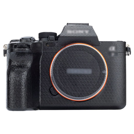 Picture of Kiorafoto A7R V Skin，Anti-Scratch Anti-Wear Camera Cover Protector Sticker for Sony A7R V A7RV A7R5 Camera Body Protective Film Protection - Woven Black