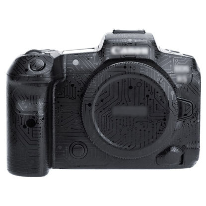 Picture of Kiorafoto EOS R7 Skin，Anti-Scratch Anti-Wear Camera Cover Protector Sticker for Canon EOS R7 Camera Body Protective Film Protection - Circuit Board Black