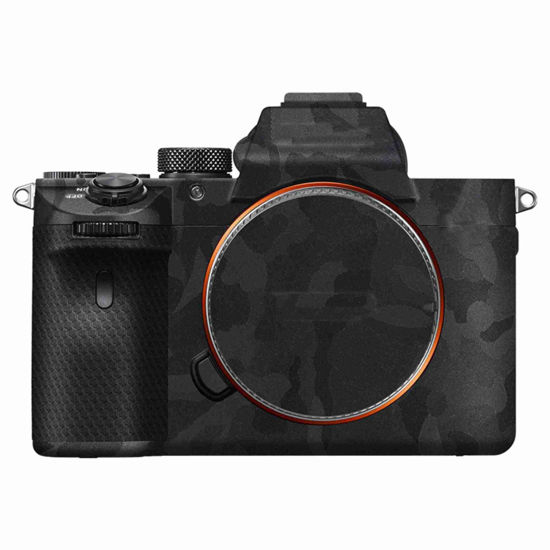 Picture of Kiorafoto Anti-Scratch Anti-Wear Camera Body Skin Cover Protector Film for Sony A7III A7RIII (Fits A7 Mark III & A7R Mark III Only) Protective Decoration - Shadow Black