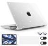 Picture of Mektron Compatible with M3 MacBook Pro 14-inch Case 2023 2021 A2918 A2992 M2 A2779 M1 A2442 Pro/Max, Plastic Hard Shell Cover for Mac Pro 14" with Retina XDR Display & Touch ID, A-Gypsophila Clear