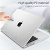 Picture of Mektron Compatible with M3 MacBook Pro 14-inch Case 2023 2021 A2918 A2992 M2 A2779 M1 A2442 Pro/Max, Plastic Hard Shell Cover for Mac Pro 14" with Retina XDR Display & Touch ID, A-Gypsophila Clear
