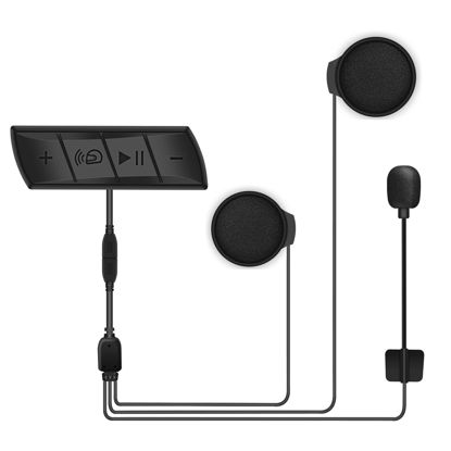 Picture of Motorcycle Helmet Bluetooth Headset, Waterproof Motorcycle Sports Headset, Hands Noise Reduction Helmet Intercom Headset for Full Helmet for Motorcycle