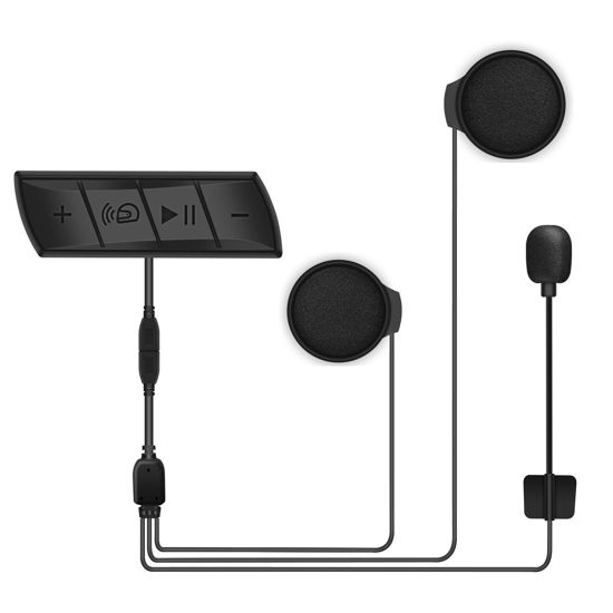Picture of Motorcycle Helmet Bluetooth Headset, Waterproof Motorcycle Sports Headset, Hands Noise Reduction Helmet Intercom Headset for Full Helmet for Motorcycle