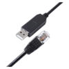 Picture of CHANNlCY CP2102 USB RS232 to RJ45 8P8C Cable for Po-Mr Inverter RS232 Serial PC Communication and Monitoring(Size:2.98m), Black