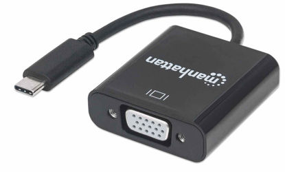 Picture of Manhattan Ultra High Speed USB 3.1 Type-C to VGA Converter/ Black