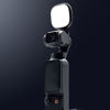Picture of Portable Fill Light for Pocket 3, Pocket 3 Action Camera Selfie LED Light with Mount, Soft Light Multi Color Temperature Vlog Selfie Light with Bracket for Pocket 3 2 1