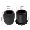 Picture of uxcell 4PCS Handheld Microphone Protective Kit Black Anti-Rolling Slip Holder Sponge Foam Mic Cover Bottom Rod Sleeve Holder