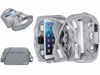 Picture of BUBM Electronics Organizer, with Multi-Layer Storage and Detachable Strap (Light Gray)