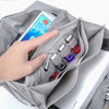 Picture of BUBM Electronics Organizer, with Multi-Layer Storage and Detachable Strap (Light Gray)