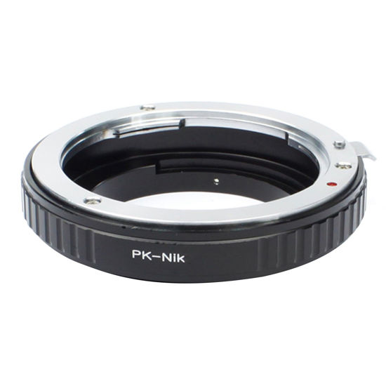 Picture of ZEZEFUFU Camera Lens Adapter Ring for Pentax K PK Lens to for Nikon F Mount Adapter D780/D6/D3500/D850/D7500 Camera
