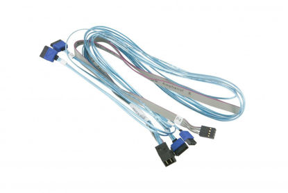 Picture of Supermicro CBL-SAST-0699 MiniSAS HD to 4xSATA 90 90 75 75cm 75cm SB 30AWG 12Gb s