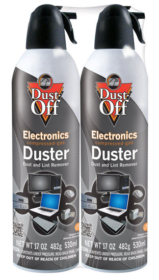 Picture of Dust-Off 17 oz Compressed Gas Duster, 2 Pack (DPSJMB2)