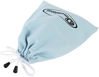 Picture of eDimensional 8 Pack eD 3D Glasses Storage Bag Sky Blue Case Compatible with Samsung 3D Glasses and All Other Active 3-D Glasses with Non Foldable Arms - Includes Microfiber Cleaning Cloth!