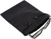 Picture of 8 PACK eD 3D Glasses Storage Bag STEALTH BLACK Case for SAMSUNG 3D Glasses and all other active 3-D Glasses with NON FOLDABLE Arms by eDimensional with microfiber cleaning cloth!