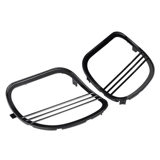 Picture of XMMT Motorcycle Tri-Line Speaker Grills Front Fairing Speaker Cover Covers Fit for Harley Road Glide FLTRX FLTRK FLTRXS FLTRUSE FLTRXSE 2015-2021 Black 1 Pair