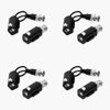Picture of 4 Pairs of eSecure HD-EV01P-03 HD Passive Video Balun Network Transceiver, HDTVI HDCVI AHD CVBS 3MP 4MP 5MP 4K Camera DVR CCTV System, BNC to UTP CAT 5/5e/6/6e RJ45 push terminal
