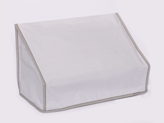 Picture of The Perfect Dust Cover, White Vinyl Cover for Epson RapidReceipt RR-600WR Wireless Document Scanner, Anti Static, Waterproof Cover Dimensions 11.7''W x 6.7''D x 6.9''H by The Perfect Dust Cover LLC