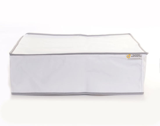 Picture of White Nylon Cover Compatible with HP Deskjet 2855e Wireless Printer, Anti Static and Waterproof Dust Cover by Perfect Dust Cover LLC