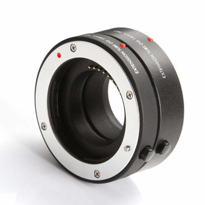 Picture of Runshuangyu Metal AF Auto Focus Macro Extension Tubes, 10mm & 16mm Set DG for Samsung NX Mount NX1 NX5 NX10 NX20 NX30 NX11 NX100 NX200 NX210 NX300 NX300M NX1000 NX1100 NX2000 NX3000 NX3300 Camera
