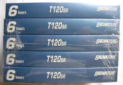 Picture of 5 Pack T120sr Video Cassettes Signature 2000