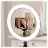 Picture of Vivitar 10-Inch Streaming Essentials LED Ring Light with Spider Tripod and Phone Mount, White (RL10KIT)